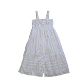 White dress on a light background