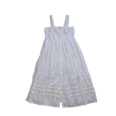 White dress on a light background