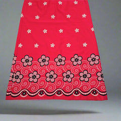Vintage Pink Flower Power Skirt