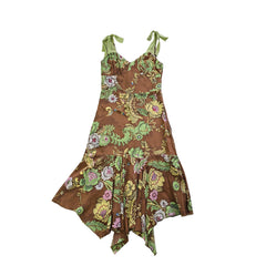 Floral-patterned dress on a light background