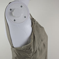 Grey fabric on a white background