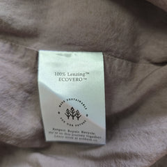 Ecovero label on a fabric background