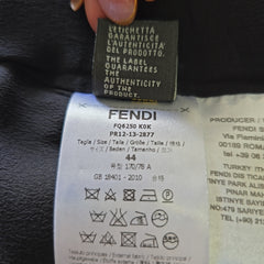 Stunning Authentic FENDI Black Silk Skirt – IT 44