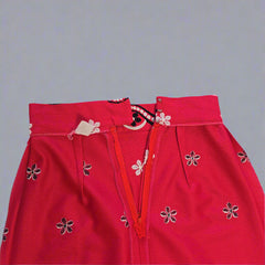 Vintage Pink Flower Power Skirt