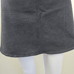 Luck & Trouble Charcoal/Black Denim Skirt - Size AU 12