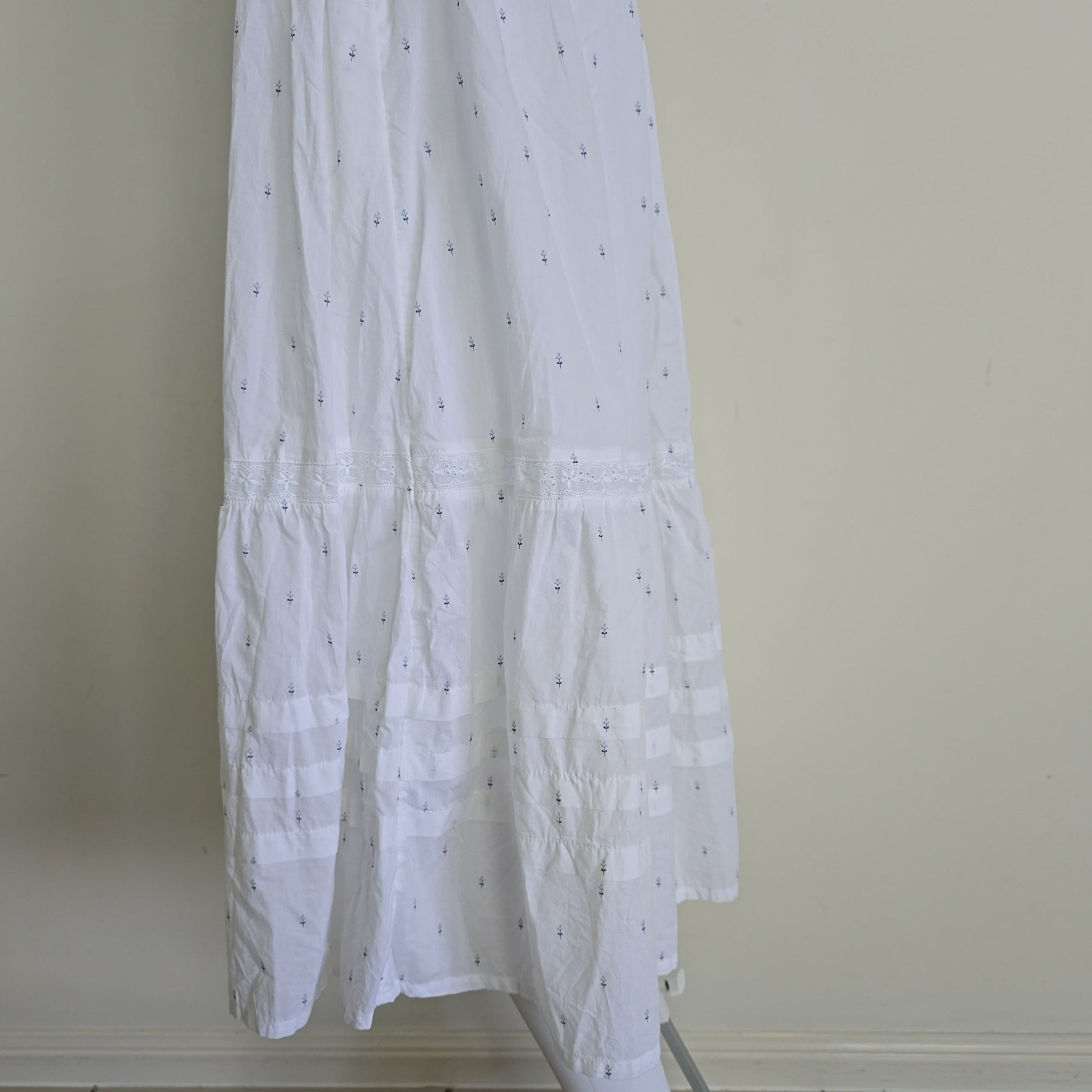White dress on a light background