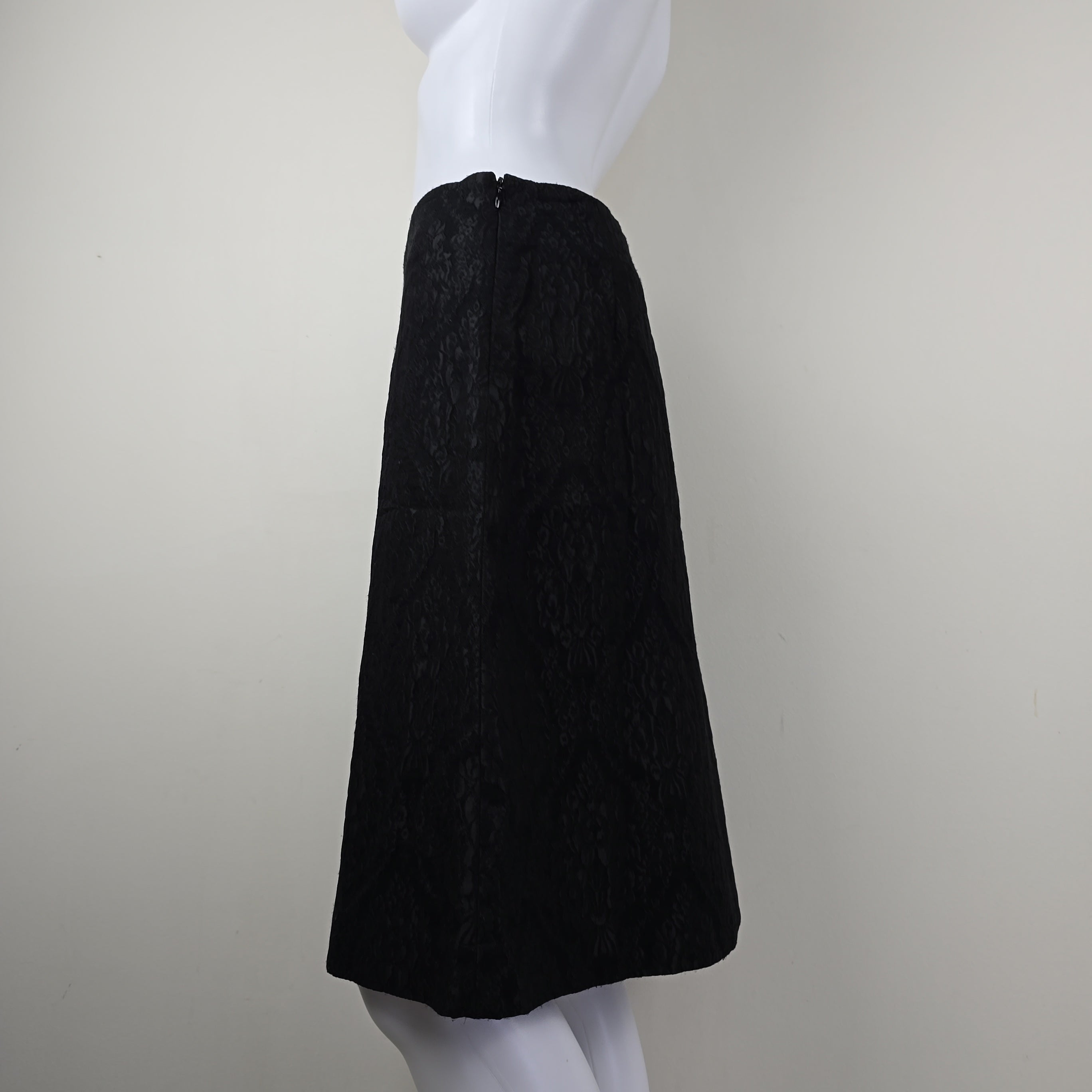Black skirt on a white background