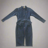 Vintage Scarpa Denim Dress, Size: Vintage AU 12 (International S)