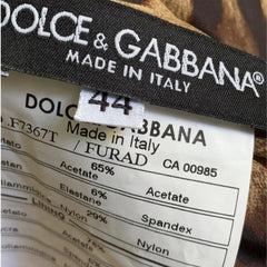 Dolce & Gabbana, Rich Red Top with Leopard Lining