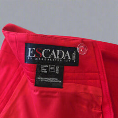 ESCADA By Margatha LFY Red Skirt, Size: 40 / AU 10 / International S