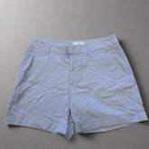 H&M Classic Tailored Light Blue Shorts - Size: AU 12