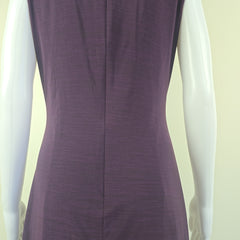 David Meister Maroon Draped Dress – Size AUS 10 / US 6