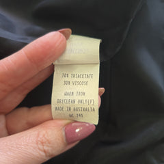 David Lawerance Black Maxi Dress, Size AU 8