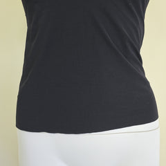 Black tank top on a light background