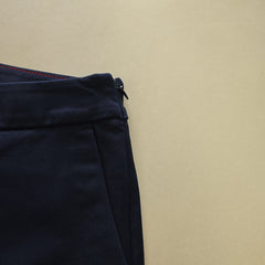 Tommy Hilfiger Cropped Straight Navy Pants - Size: AU 8