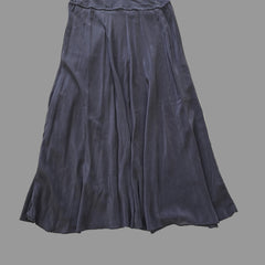 Grey dress on a tiled floor