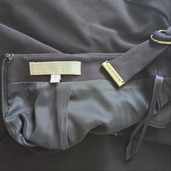 Oroton Black Skirt with Gold Details