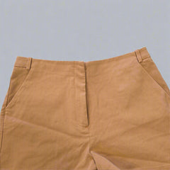 Glassons Classic Camel Brown Bermuda Shorts - Size: AU 12