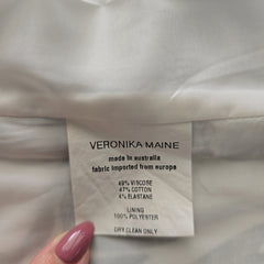 Veronika Maine Black and White Bold Print Pencil Skirt – AU 14