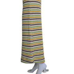 Striped maxi skirt on a light background