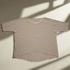 Oroton Gold-Beige Metallic Knit Top - Size: International L