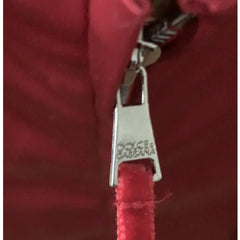 Dolce & Gabbana, Rich Red Top with Leopard Lining