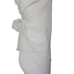 White top on a white background