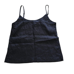 Black tank top on a light background