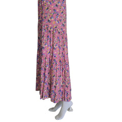 Pink floral dress on a light background