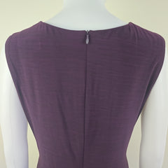 David Meister Maroon Draped Dress – Size AUS 10 / US 6