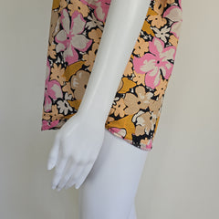 Floral-patterned shirt on a light background