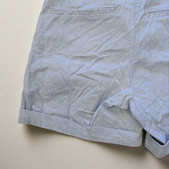 H&M Classic Tailored Light Blue Shorts - Size: AU 12