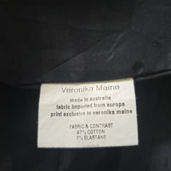 Veronika Maine Black, White & Beige Checkered Pencil Skirt – AU 10