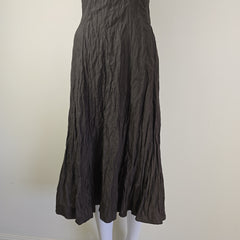 Black fabric on a white background