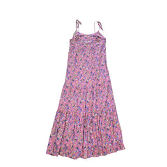 Pink floral dress on a light background