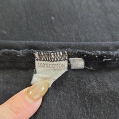 Luck & Trouble Charcoal/Black Denim Skirt - Size AU 12