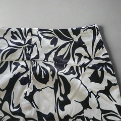 Veronika Maine Black and White Bold Print Pencil Skirt – AU 14