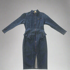 Vintage Scarpa Denim Dress, Size: Vintage AU 12 (Internaional S)