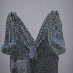Christian Dior Silver Evening Top - Size: FR 38 (AU 10)
