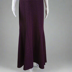 Staxs Purple Maxi Dress with Bolero Jacket Set - Size: Dress AU 10 / Bolero AU 12