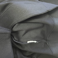 Close-up of a black fabric texture