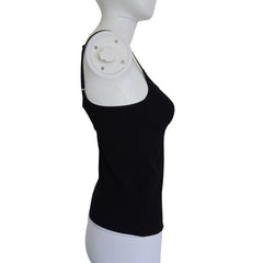 Black tank top on a light background