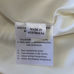 Eileen Kirby White & Gold Dress – Elegant & Timeless