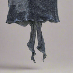 Christian Dior Silver Evening Top - Size: FR 38 (AU 10)