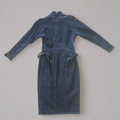 Vintage Scarpa Denim Dress, Size: Vintage AU 12 (Internaional S)