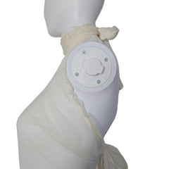 White top on a white background