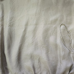 Close-up of grey fabric