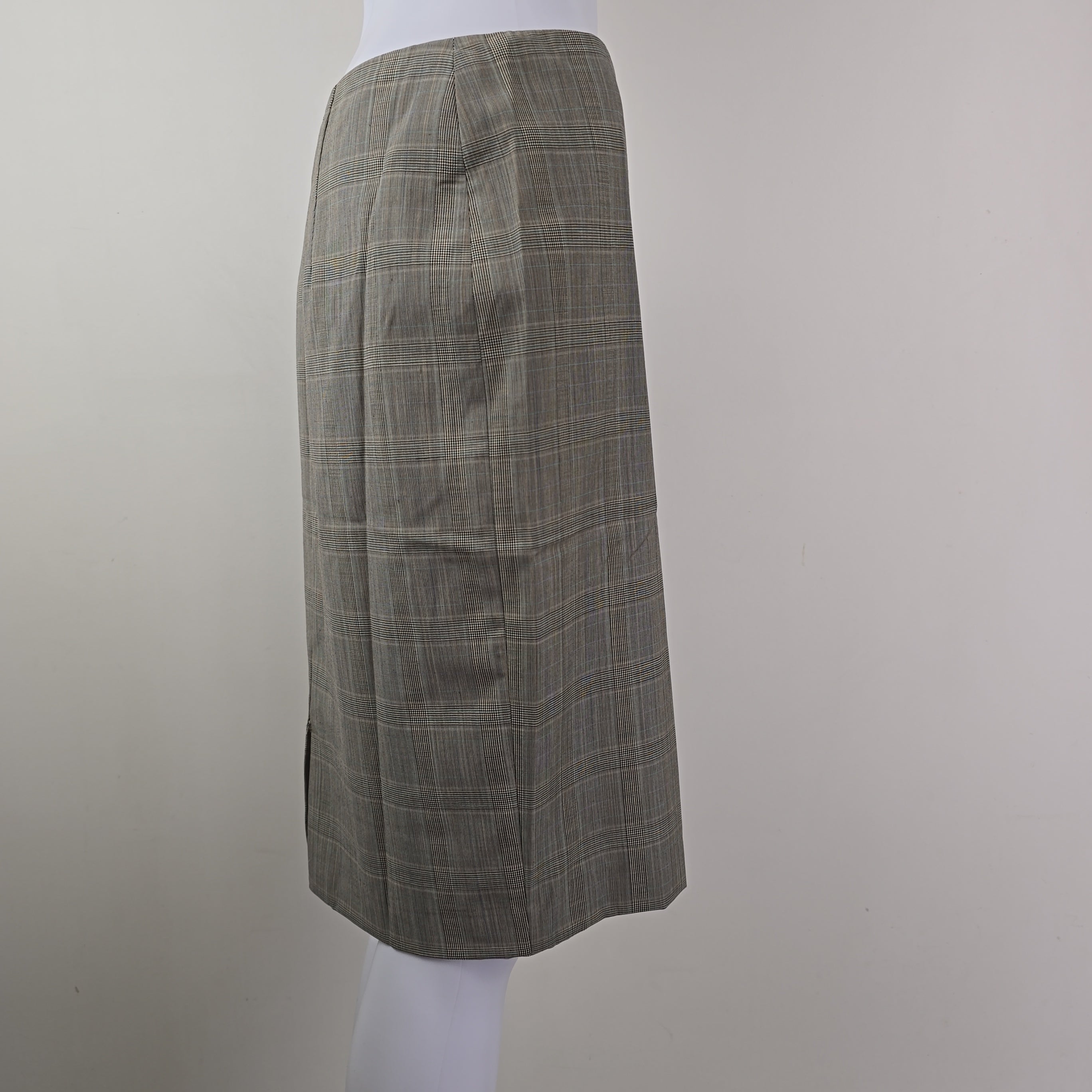 Gray skirt on a white background