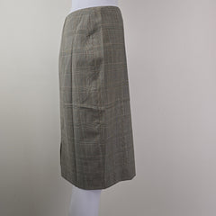 Gray skirt on a white background