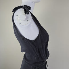 Grey dress on a neutral background